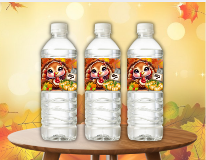 Season of Thanks Thanksgiving Party Templates | Editable Fall Plaid DIY Decorations | Arch Wall, Plates, Napkin Sleeve, Cubes, Water Bottle, Selfie Frame